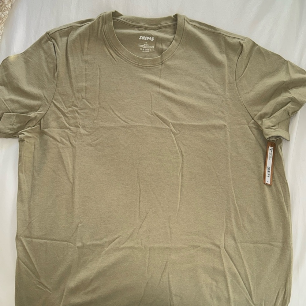 SKIMS Olive Short Sleeve Tee